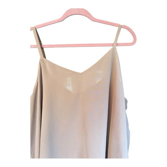 Torrid Sophie Cream Chiffon Tank Top Size XXL (18/20) - Picture 5 of 8